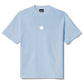 Blue Cotton Women T-Shirt