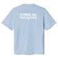 Blue Cotton Women T-Shirt
