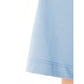 Blue Cotton Women T-Shirt