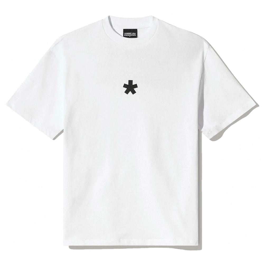 White Cotton Women T-Shirt