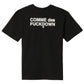 Black Cotton Women T-Shirt