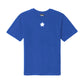 Blue Cotton Women T-Shirt