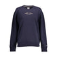 Blue Cotton Women Sweater