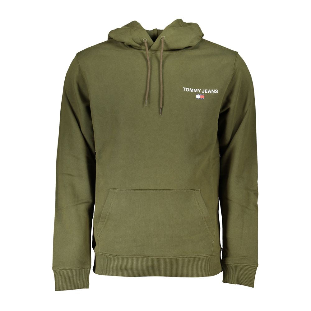 Green Cotton Men Sweater