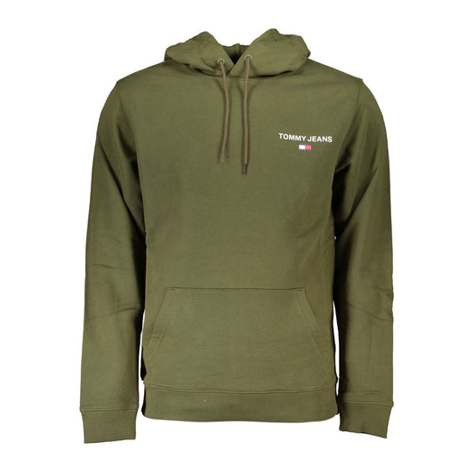 Green Cotton Men Sweater