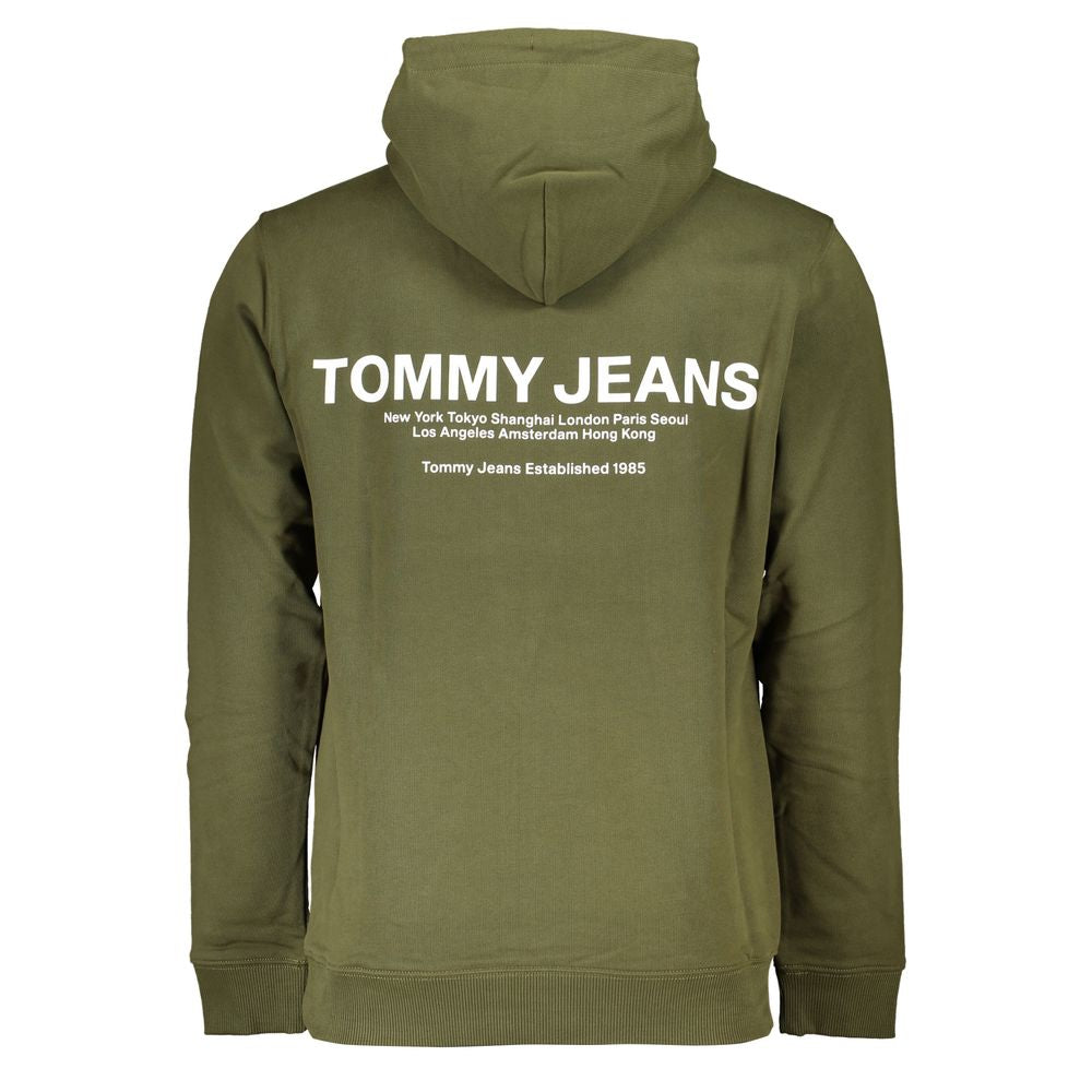 Green Cotton Men Sweater