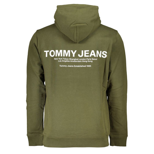 Green Cotton Men Sweater