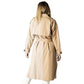 Beige Polyester Coat