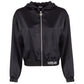 Black Polyester Women Jacket