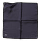 Blue DG Crown Silk Square Men Foulard Scarf