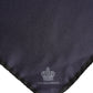 Blue DG Crown Silk Square Men Foulard Scarf
