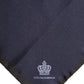 Blue DG Crown Silk Square Men Foulard Scarf