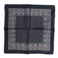 Multicolor Fantasy Silk Square Foulard Scarf