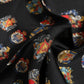 Multicolor Silk Square Men Foulard Scarf