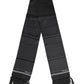 Black White Polka Dot Fringes Foulard Scarf