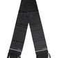 Black White Polka Dot Fringes Foulard Scarf