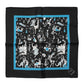 Black Jazz Club Silk Square Men Foulard Scarf