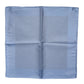 Light Blue Silk Square Men Foulard Scarf