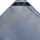 Light Blue Silk Square Men Foulard Scarf