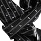 Black Silk Printed Fringes Men Foulard Scarf
