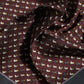 Maroon Cocktail Silk Square Foulard Scarf
