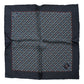 Blue Cocktail Silk Square Foulard Scarf