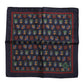 Multicolor Medals Square Foulard Scarf