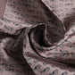 Brown Sea Horse Silk Square Foulard Scarf