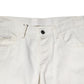 White Cotton Skinny Men Denim Jeans