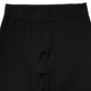 Black Nylon Elastic Logo Men Leggings Pants