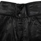 Black Nylon DG Logo Straight Pants