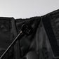 Black Nylon DG Logo Straight Pants