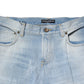 Light Blue Washed Straight Fit Denim Jeans