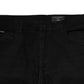 Black Cotton Tattered Slim Fit Men Denim Jeans