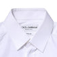 White Cotton GOLD Long Sleeves Dress Shirt