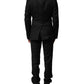 Blue MARTINI Wool Formal 2 Piece Suit