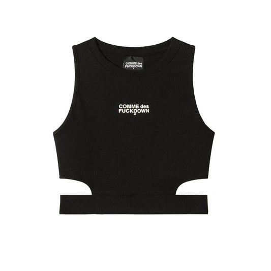 Black Cotton Women Top