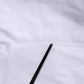 White Cotton Collared Long Sleeves Shirt Top