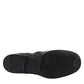 Black Leather Ankle Boots Slip On Shoes
