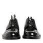 Black Leather Dress Lace Up Men Formal Shoes