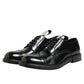 Black Leather Dress Lace Up Men Formal Shoes