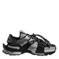 Multicolor Panelled Space Sneakers Shoes