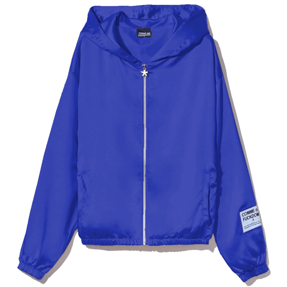 Blue Polyester Women Sweater