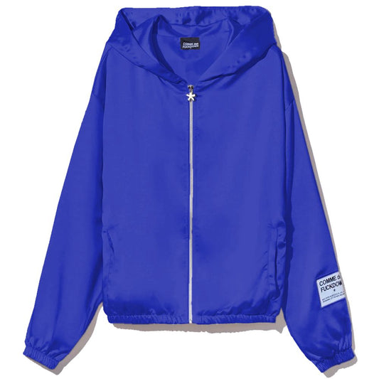 Blue Polyester Women Sweater