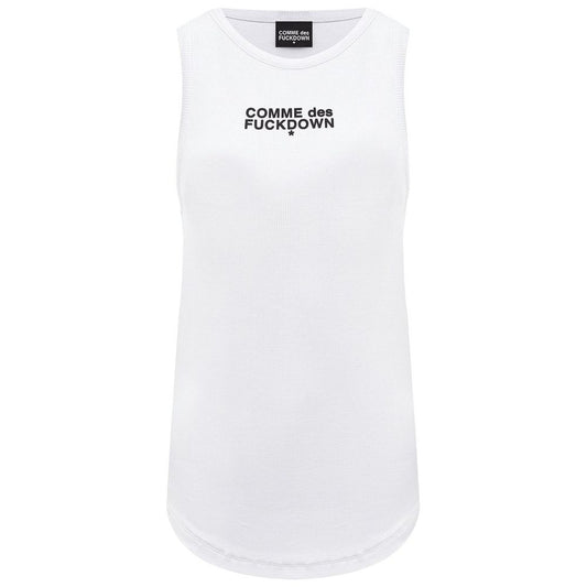 White Cotton Women Top