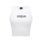 White Cotton Women Cropped T-Shirt
