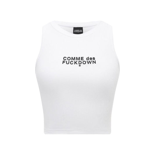 White Cotton Women Cropped T-Shirt