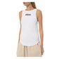 White Cotton Women Top
