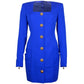 Blue Wool Dress