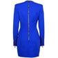 Blue Wool Dress